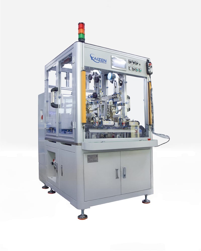 Duplex stator winding machine (both ends over wire)