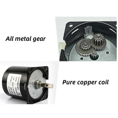 5RPM AC Synchronous Motor 60KTYZ Gear Motor Box Replacement 220Vpicture3