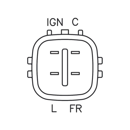 Voltage Regulator Compatible With Acura EL L4 1.7L 01-05  A866X48782picture2