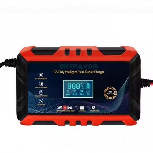 12V 6A Motorcycle Battery Charger Intelligent Fast Charging Pulsepicture2