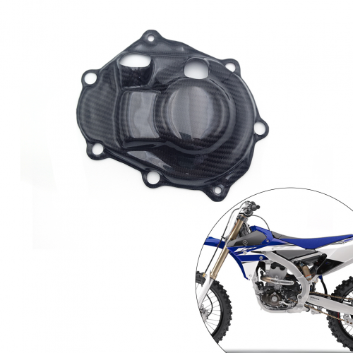 Motorcycle Engine Carbon Fiber Generator Ignition Cover Guard for YAMAHA YZ450F 14-17picture4