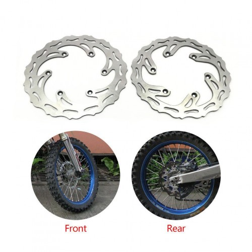Dirt Bike 250mm 245mm Steel Front Rear Brake Disc for YAMAHA YZ125 YZ250 YZ250 YZ450F WR250F WR450Fpicture4
