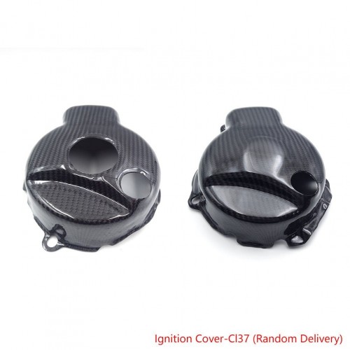 Motorcycle Carbon Fiber Crankase Cover CI37 Ignition Guard for YAMAHA WR250R WR250Xpicture3