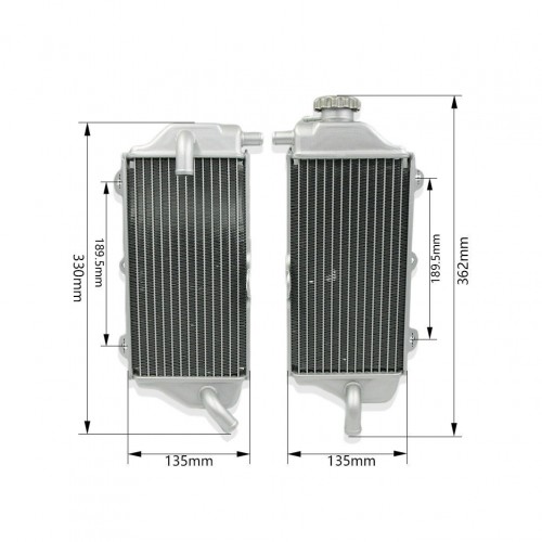 Dirt Bike Motorcycle YZ 250 YZ250F 10-13 Radiator Cooling System for YAMAHA 17D-1240A-50-00 17D-12461-50-00picture5