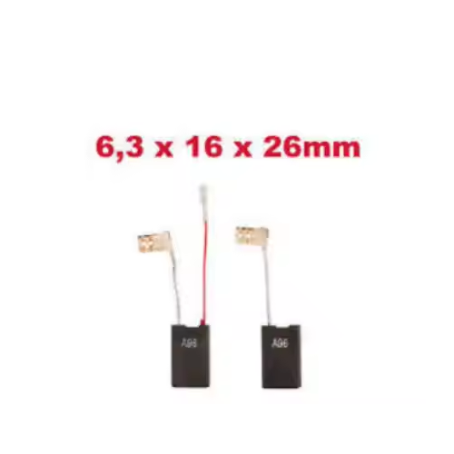 6.3*16*26mm Graphite Copper Carbon Brushes for DW550 DW557 DW567picture3
