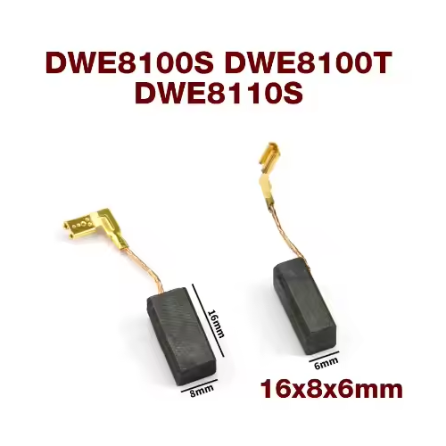 Carbon Brushes Replacement for 6*8*16mm DWE8100S/DWE8100T/DWE8110S/DWE886Ppicture2
