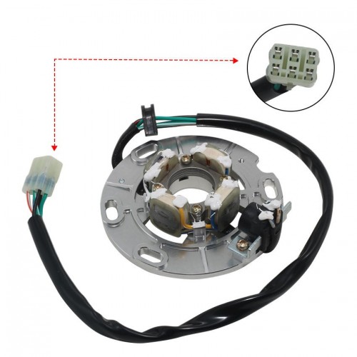 Stator Coil Magneto Engine Stator Rotor Coil for Yamaha YZ80 YZ125 4SS-85560-00 4SS-85560-01 4SS-85560-02picture2