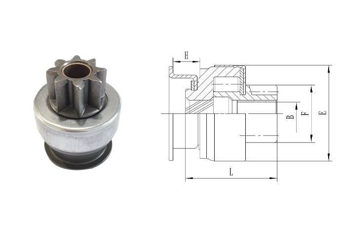 GL0002 STARTER DRIVE