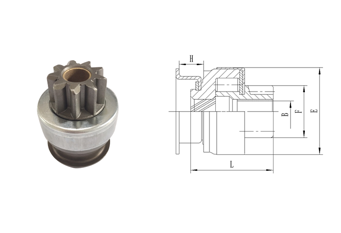 GL0003 STARTER DRIVE