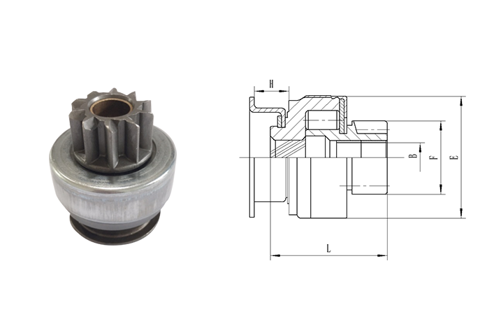 GL0018 STARTER DRIVE