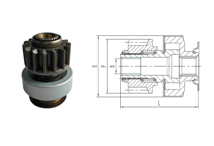 GL0019 STARTER DRIVE
