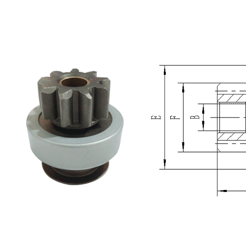 GL0027 STARTER DRIVE For Isuzu D-MAX Pickup 1.9TD Isuzu 89824822712 438000-2660