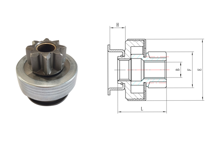 GL0035 STARTER DRIVE