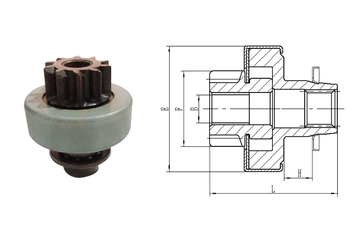 GL0038 STARTER DRIVE