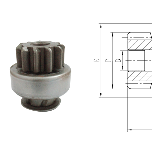 GL0032 STARTER DRIVE For Hyundai Santa Fe 2.0L Hyundai36145-2F000 8000530