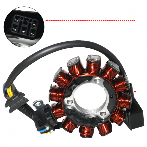 Stator Coil Magneto Engine Stator Rotor Coil for Honda CRF450 CRF450R CRF450RX CRF450RWE 31120-MKE-A01 31120-MKE-A71picture4