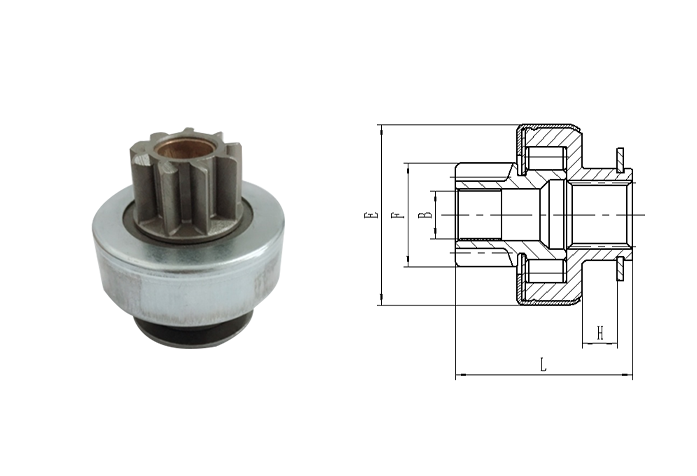 GL0043 STARTER DRIVE