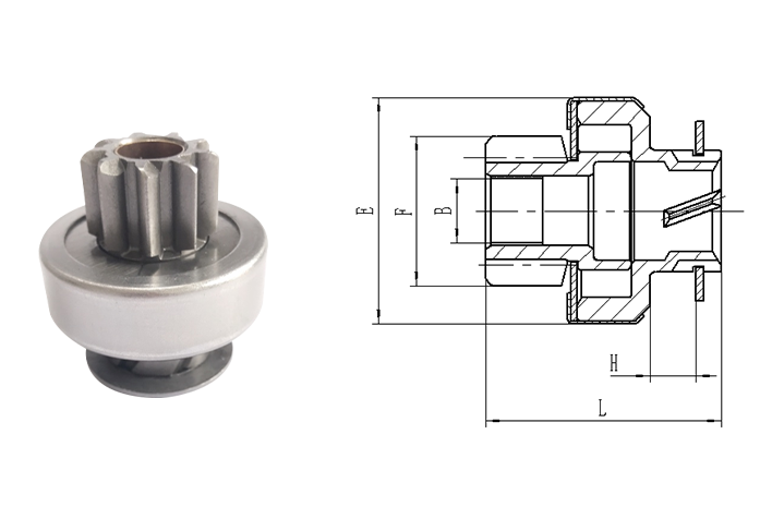GL0047 STARTER DRIVE