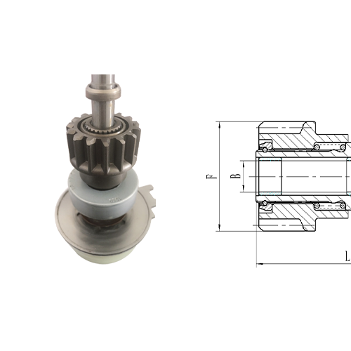 GL0052 STARTER DRIVE For Chevrolet Equinox 2.0T (2018-) GM24104267 TE128300-1950