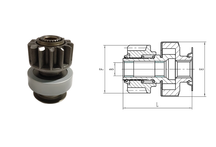 GL0057 STARTER DRIVE