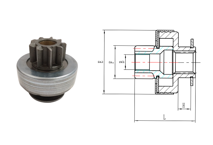 GL0058 STARTER DRIVE