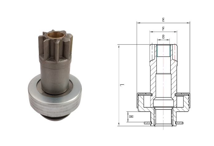 GL0073 STARTER DRIVE
