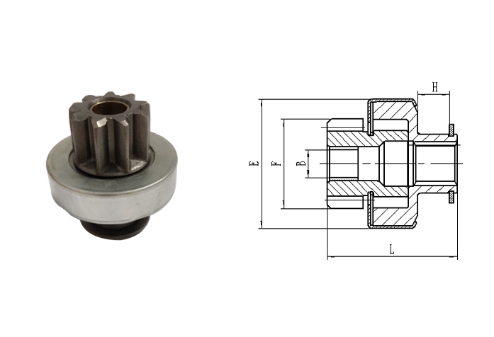 GL0076 STARTER DRIVE