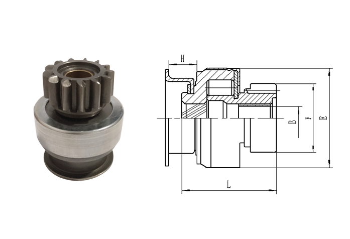GL0078 STARTER DRIVE