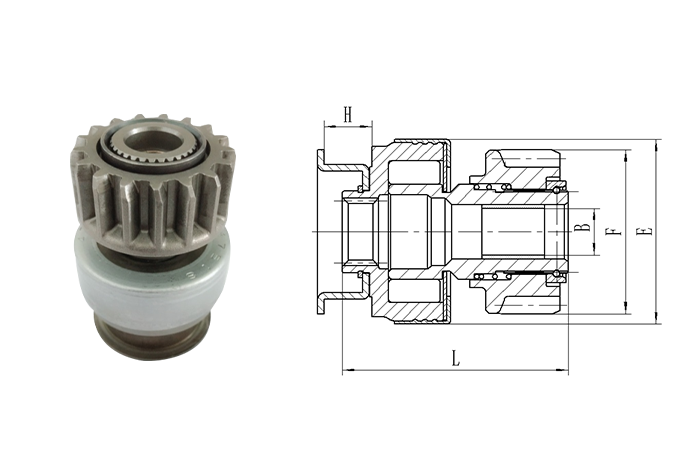 GL0087 STARTER DRIVE