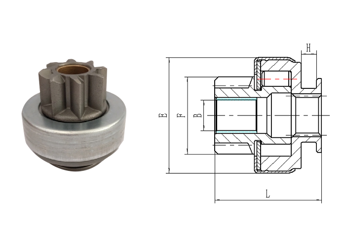GL0088 STARTER DRIVE