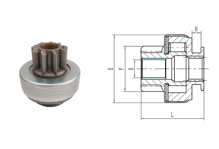 GL0089 STARTER DRIVE