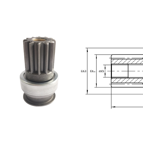 GL0094 STARTER DRIVE For CCW 12-Tooth 8-Spline (45.2/32/12/69.5/12.2)