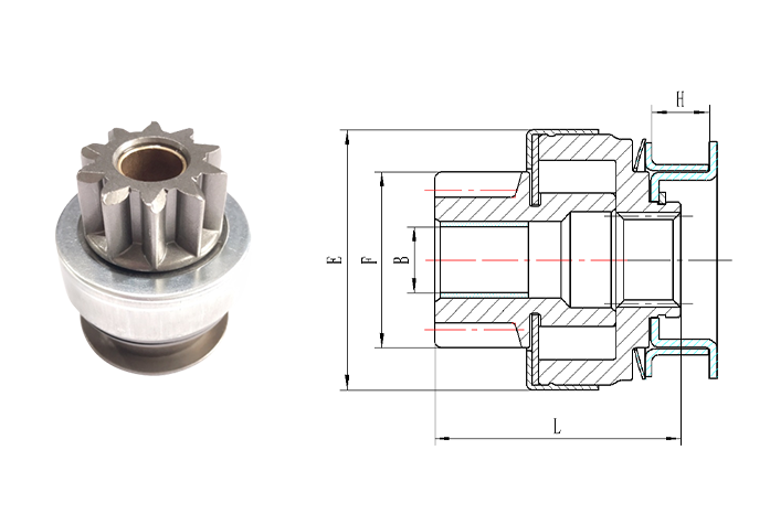 GL0095 STARTER DRIVE