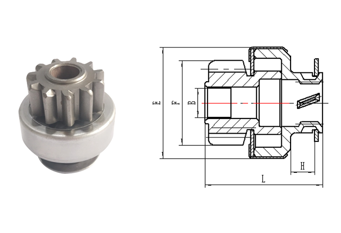 GL0103 STARTER DRIVE