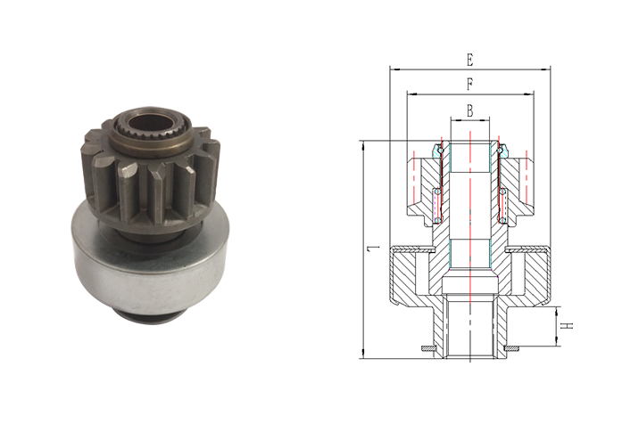 GL0106 STARTER DRIVE
