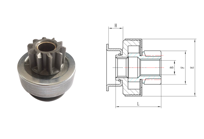 GL0107 STARTER DRIVE