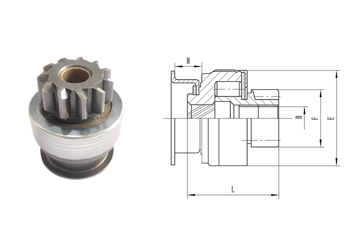 GL0118 STARTER DRIVE