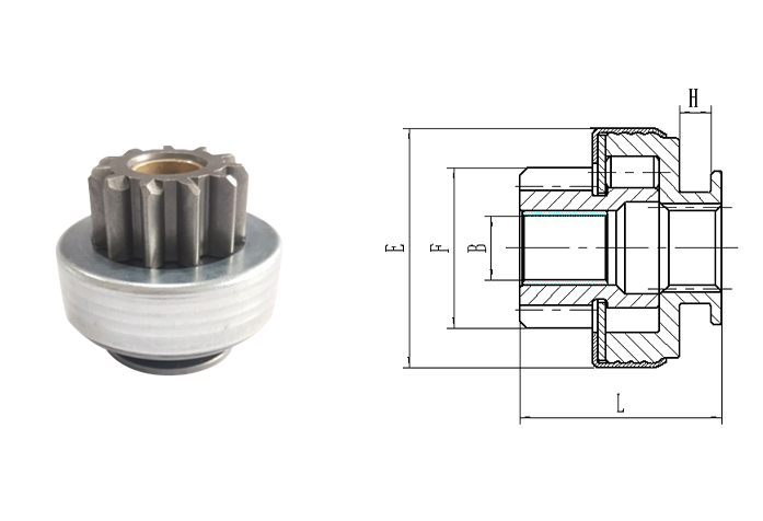 GL0120 STARTER DRIVE