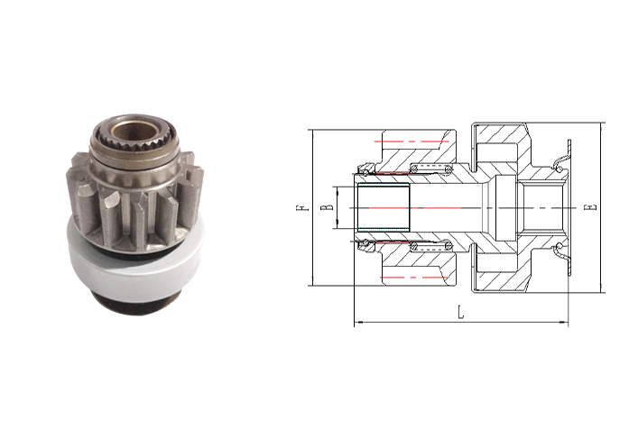 GL0122 STARTER DRIVE