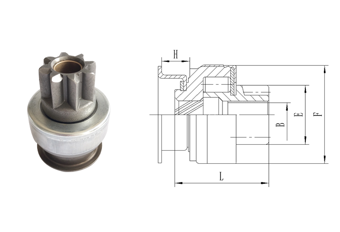 GL0123 STARTER DRIVE