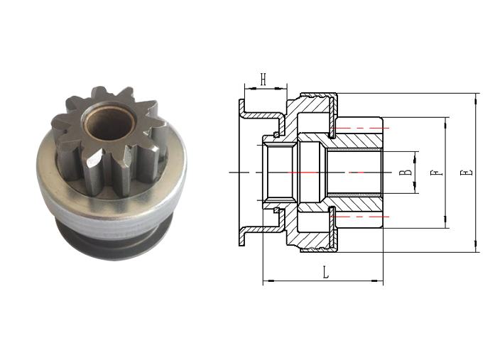 GL0126 STARTER DRIVE