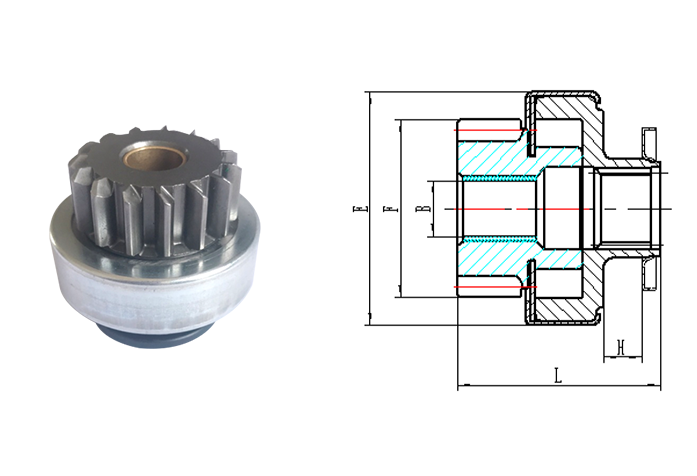GL0128 STARTER DRIVE