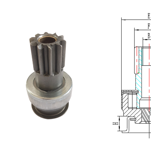 GL0129 STARTER DRIVE FOR M000T35574