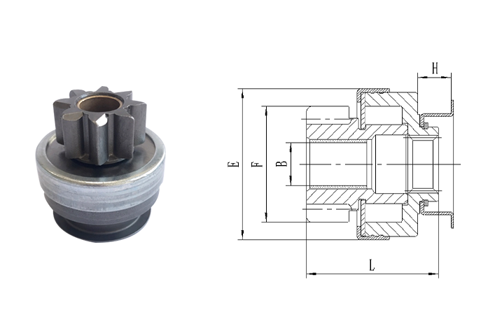 GL0131 STARTER DRIVE
