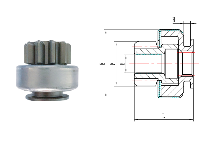 GL0136 STARTER DRIVE