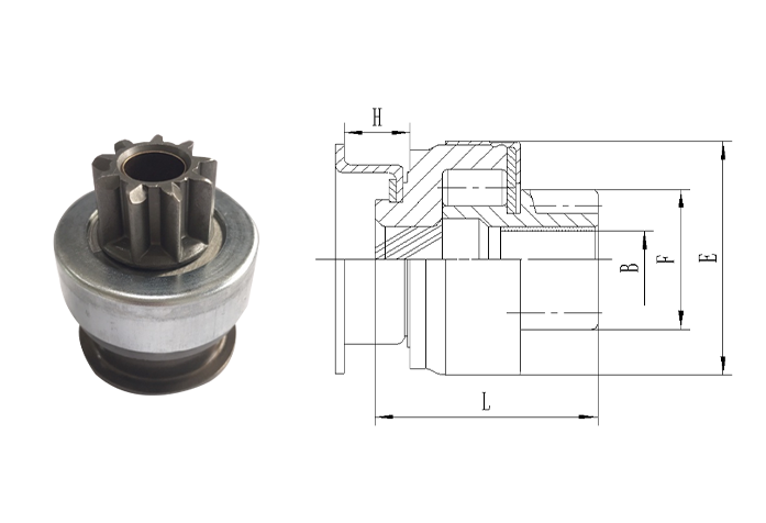 GL0137 STARTER DRIVE