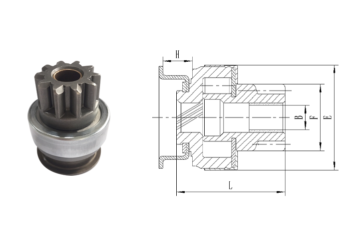 GL0138 STARTER DRIVE