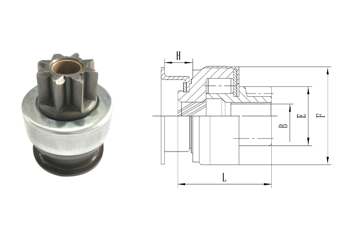 GL0140 STARTER DRIVE