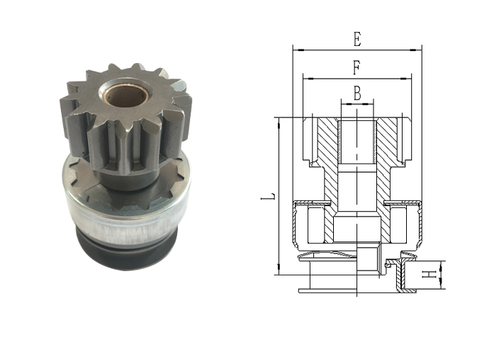 GL0142 STARTER DRIVE