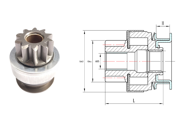 GL0145 STARTER DRIVE